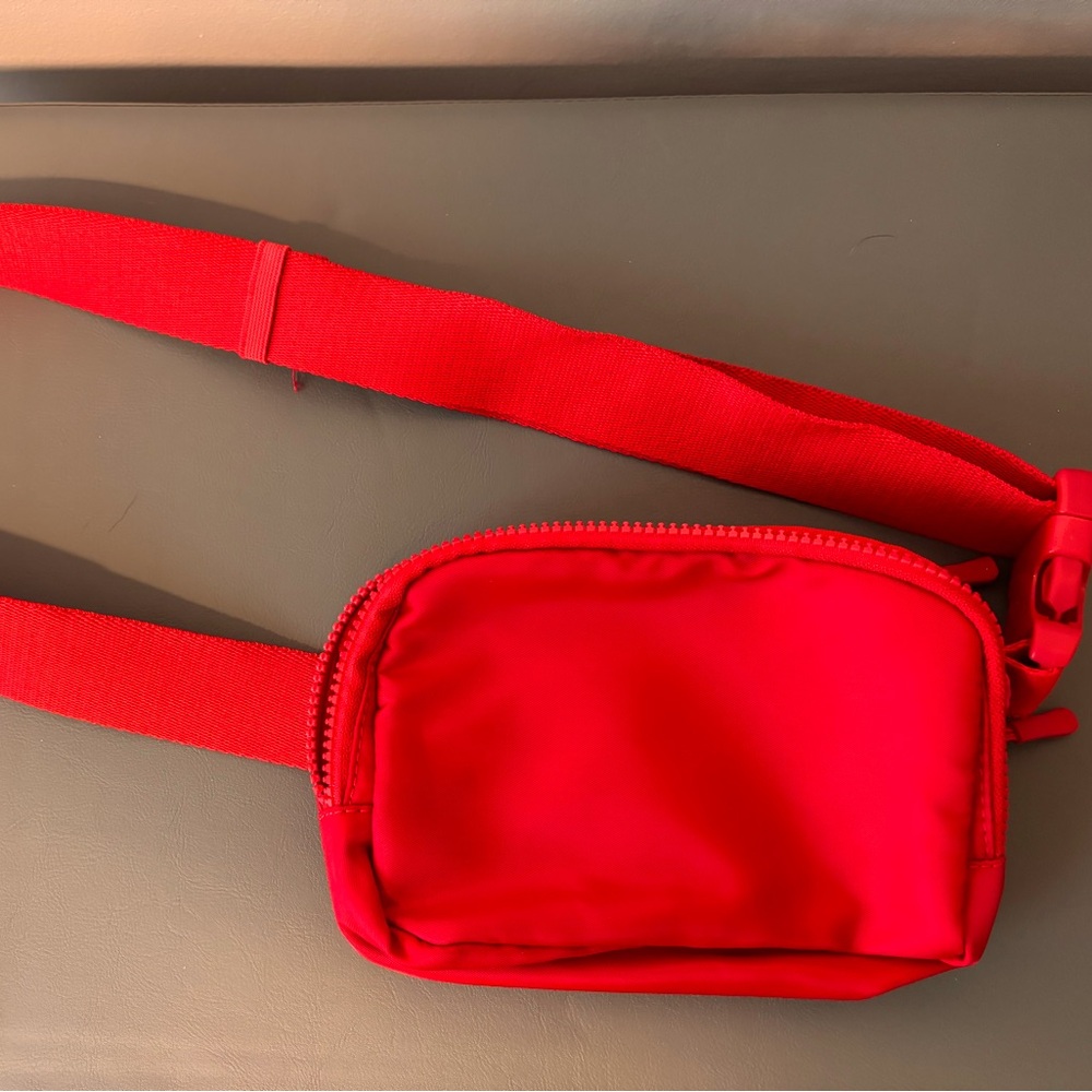 Red Maurice’s Cross Body Belt Bag! Like new condition!